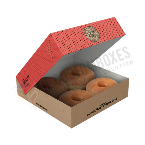 Donut Box Donut Packaging GoCustomBoxes.co.uk